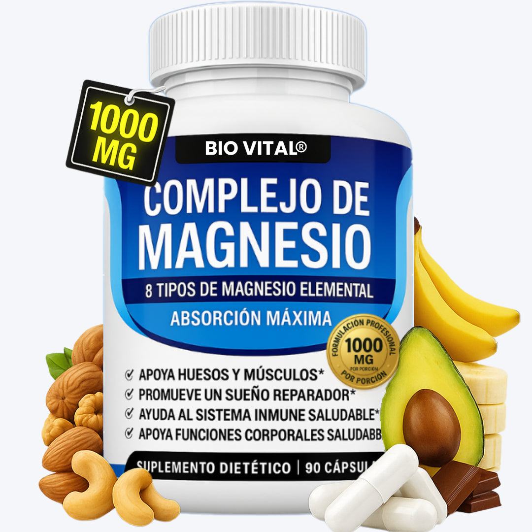 Magnesium Complex® De Alta Pureza Anti-Edad